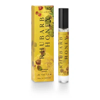 Illume Beautifully Done Rhubarb Honey Petite Perfume In Black;yellow