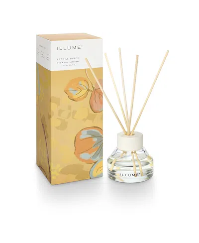 Illume Beautifully Done Santal Birch Aromatic Diffuser, 3 Oz. In Clear