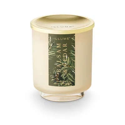 Illume ® Beautifully Done Seasonal Balsam & Cedar Signature Glass In Gold