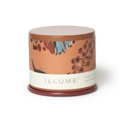 Illume Beautifully Done Terra Tabac Candle In Brown;blue