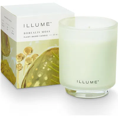 Illume ® Borealis Moss Boxed Glass Candle In White