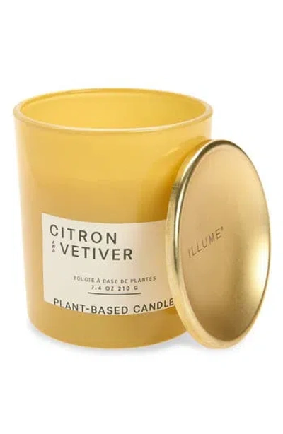 Illume ® Citron & Vetiver Lidded Jar Candle In Citron / Vetiver