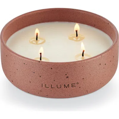 Illume ® Elemental Citrus Cedarleaf Small Patio Ceramic Candle In Dark Pink