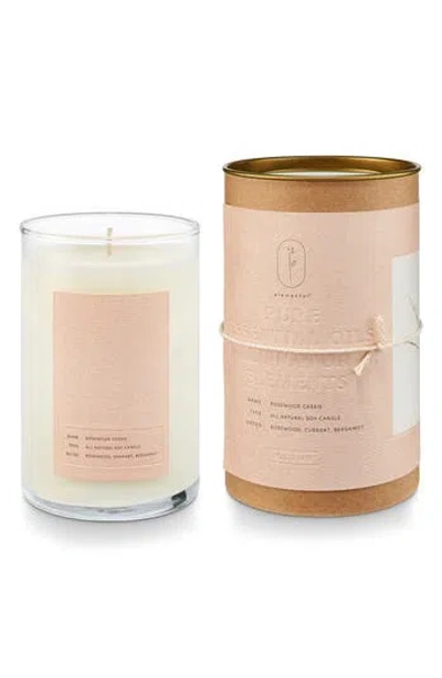 Illume ® Elemental Cypress Lavender Natural Glass Candle