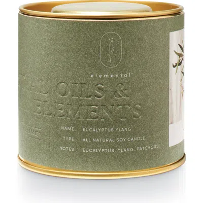 Illume ® Elemental Eucalyptus Ylang Natural Tin Candle