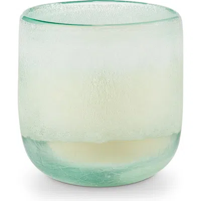Illume ® Fresh Sea Salt Mojave Medium Glass Candle In Green