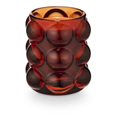 Illume Gilded Citrus Bubble Glass Candle In Brown;red