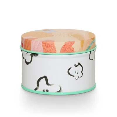 Illume Go Be Lovely Blood Orange Dahlia Candle In White;orange