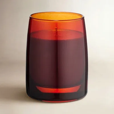 Illume Holiday Glace Gilded Citrus Boxed Glass Candle In Red