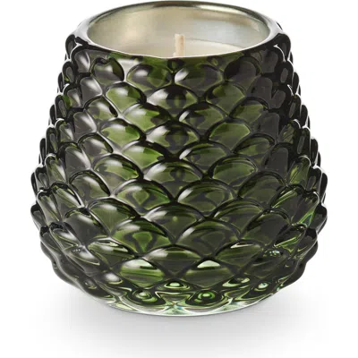 Illume ®  Balsam & Cedar Glass Pinecone Candle In Green