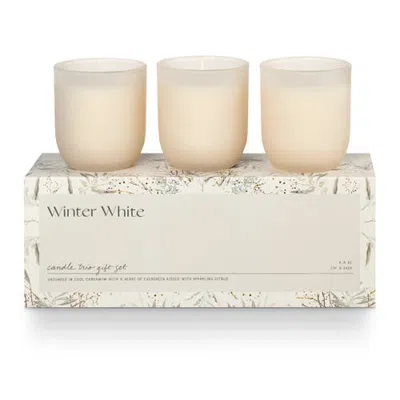 Illume ®  Candle Trio Gift Set, Winter White In Neutral