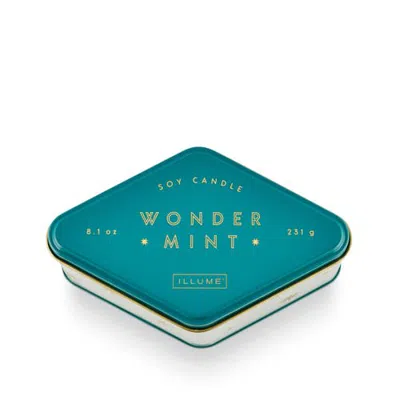 Illume ®  Fa La Lovely Collection, Wondermint, Mini Tin Candle In Blue