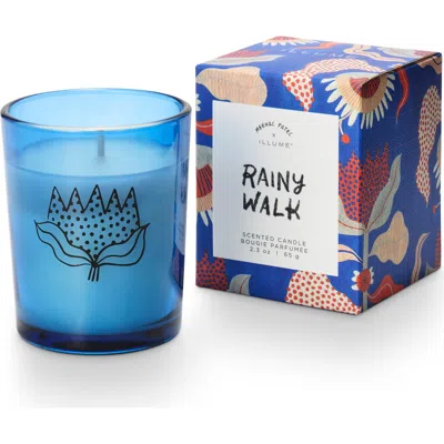 Illume ®  Meenal Patel Artist Series Rainy Walk Boxed Scented Votive Candle In Blue