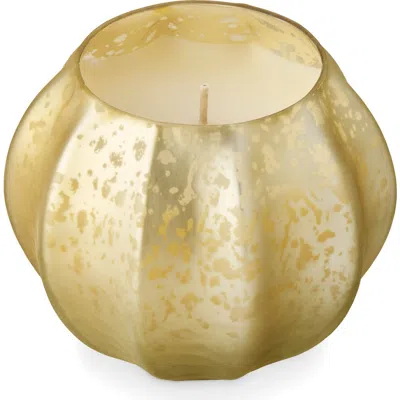Illume ® Leaves & Acorns Mercury Glass Pumpkin Candle In Gold