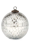 Illume ® Mercury Basalm & Cedar Ornament Candle In Silver