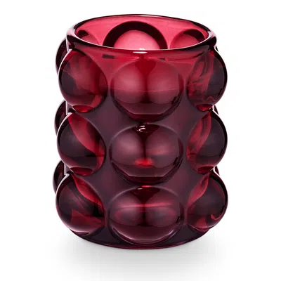 Illume Pomme Rouge Glace Glass Candle, 4.8 Oz. In Red
