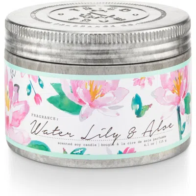 Illume ® Tried & True Water Lily & Aloe Candle, 4.1 Oz. Tin In Silver
