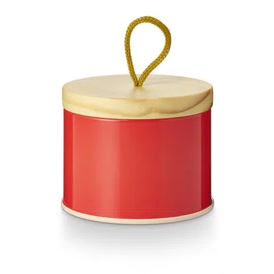 Illume Under The Sun Aperol Crush Sun Tin Scented Candle In Red,cream