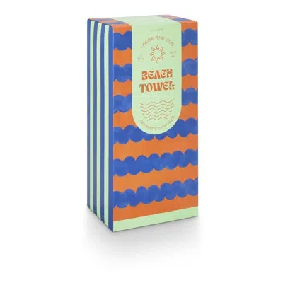 Illume Under The Sun Beach Towel Aromatic Sun Diffuser In Blue