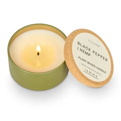 Illume Verde Black Pepper & Hemp Candle In Hemp;black Pepper