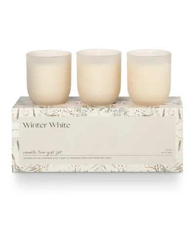 Illume Winter White Soy Blend Votive Gift Set, Set Of 3