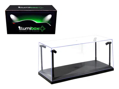 Illumibox Collectible Display Show Case With Led Lights And Black Base For 1/24 1/18 Models By