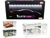 Illumibox White Collectible Display Show Case Illumicase+ With Led Lights And Mirror Base And Back For 1/64 1/ In Black