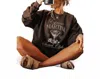Illustrated Society Women's Espresso Martini Social Club Sweatshirt In Brown In Brown
