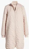 Ilse Jacobsen Isle Jacobsen Long Quilted Jacket In Beige