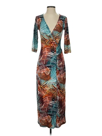 Pre-owned Ilse Jacobsen Cocktail Dress In Brown