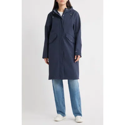 Ilse Jacobsen Daybreak 03 Hooded Raincoat In Blue