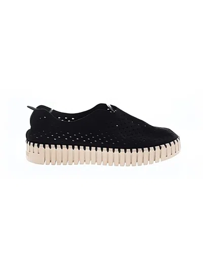 Pre-owned Ilse Jacobsen Flats In Black