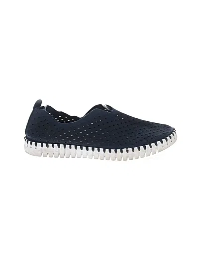 Pre-owned Ilse Jacobsen Flats In Blue