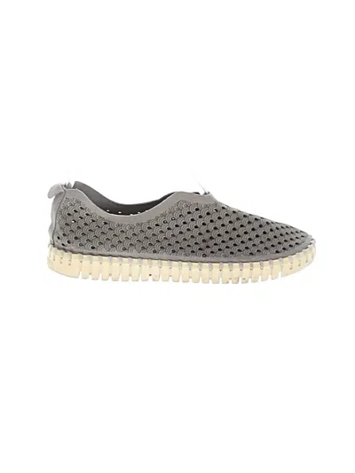 Pre-owned Ilse Jacobsen Flats In Gray