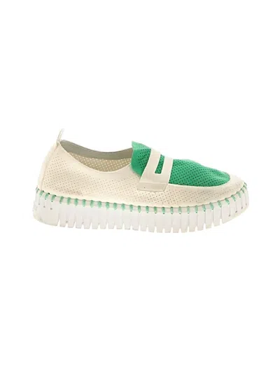 Pre-owned Ilse Jacobsen Flats In Green