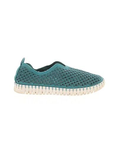 Pre-owned Ilse Jacobsen Flats In Teal