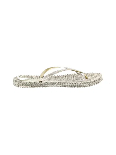 Pre-owned Ilse Jacobsen Flip Flops In Ivory