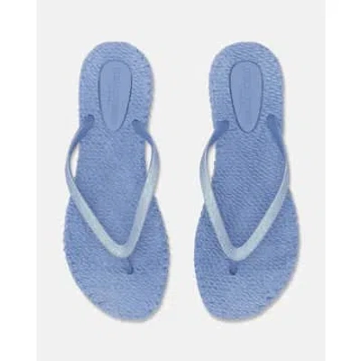 Ilse Jacobsen Glitter Flip Flops Light Regatta In Blue