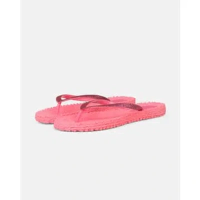 Ilse Jacobsen Glitter Flip Flops Pink