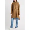 Ilse Jacobsen Hooded Raincoat In Brown