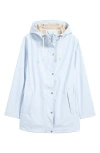 Ilse Jacobsen Hooded Waterproof Rain Jacket In Heather
