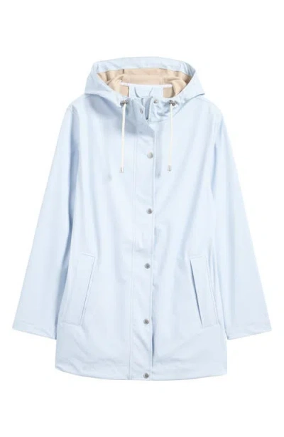 Ilse Jacobsen Hooded Waterproof Rain Jacket In Heather