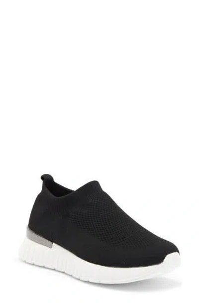 Ilse Jacobsen Mesh Slip On Tulip Sneakers In Black In Multi