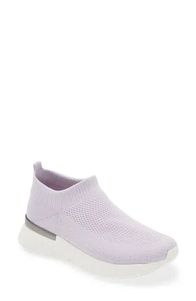 Ilse Jacobsen Knit Slip-on Sneaker In Lavendar Mist