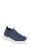 Ilse Jacobsen Knit Slip-on Sneaker In Orion Blue