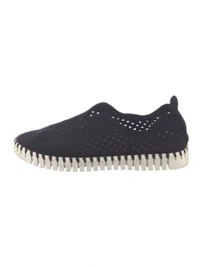 Pre-owned Ilse Jacobsen Lasercut Accents Sneakers In Blue