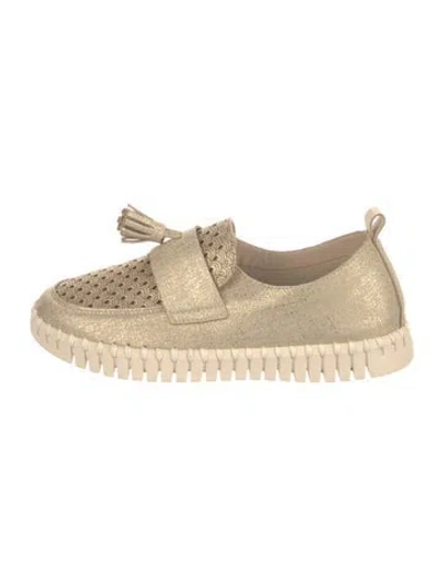 Pre-owned Ilse Jacobsen Leather Sneakers In Neutral