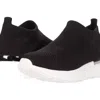 Ilse Jacobsen Mesh Slip On Tulip Sneakers In Black