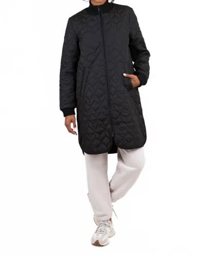 Ilse Jacobsen Padded Quilt Coat In Black