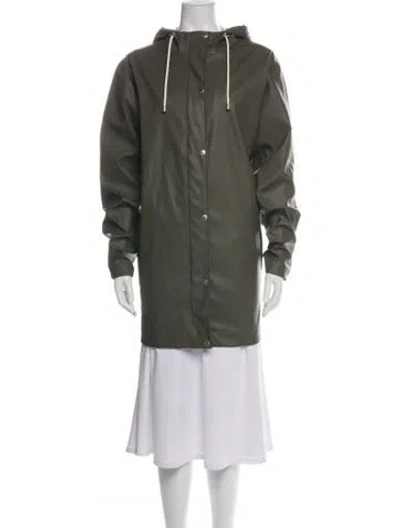 Pre-owned Ilse Jacobsen Parka In Green